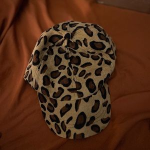Cheetah print hat